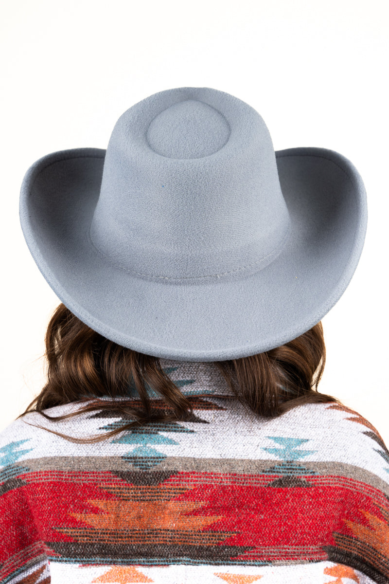 The Lainey Medium Gray Felt Hat