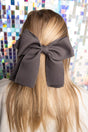 Perfectly You Gray Hair Bow Barrette - Wholesale Accessory Market