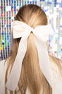 Sheer Delight Ivory Hair Bow Barrette - Wholesale Accessory Market