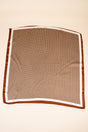 Look My Way Brown Polyester Scarf - Wholesale Accessory Market