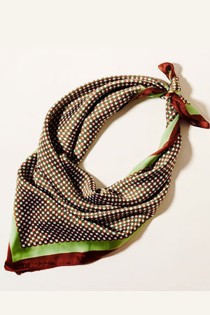 Look My Way Olive Polyester Scarf - Wholesale Accessory Market