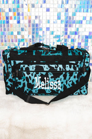 NGIL Turquoise Milkin' It Duffle Bag 23" - Wholesale Accessory Market