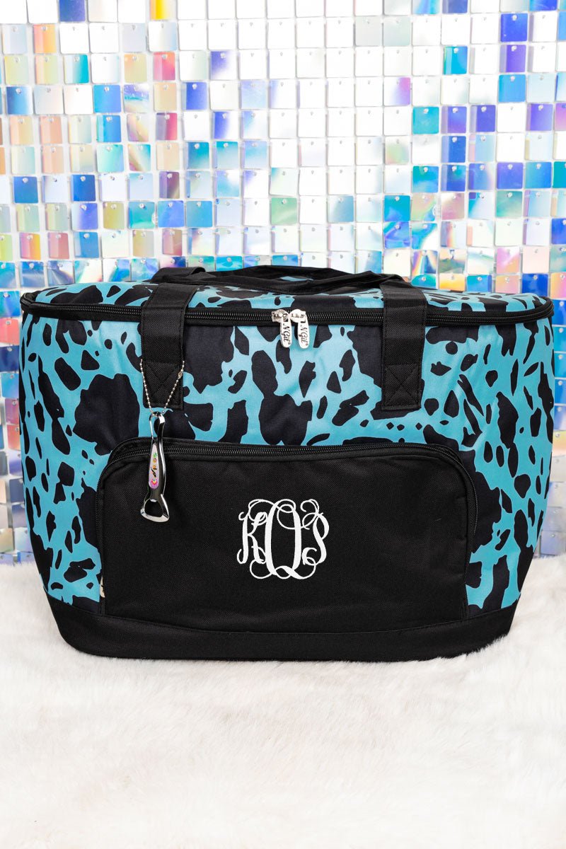 Turquoise Milkin' It and Black Cooler Tote with Lid | Wholesale ...