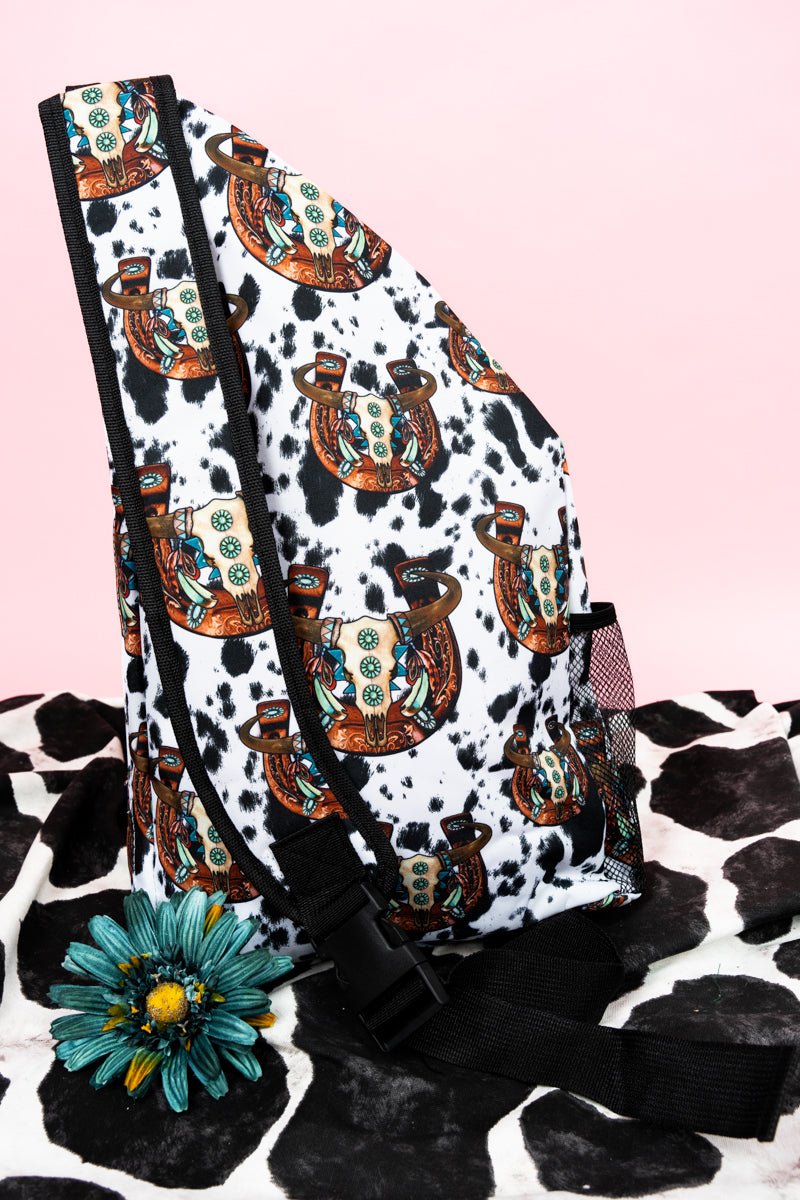 NGIL Corpus Christi Cow Sling Backpack - Wholesale Accessory Market