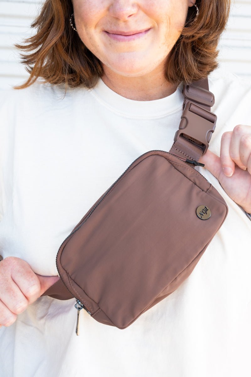 NGIL Brown Brooklyn Belt Bag - Wholesale Accessory Market