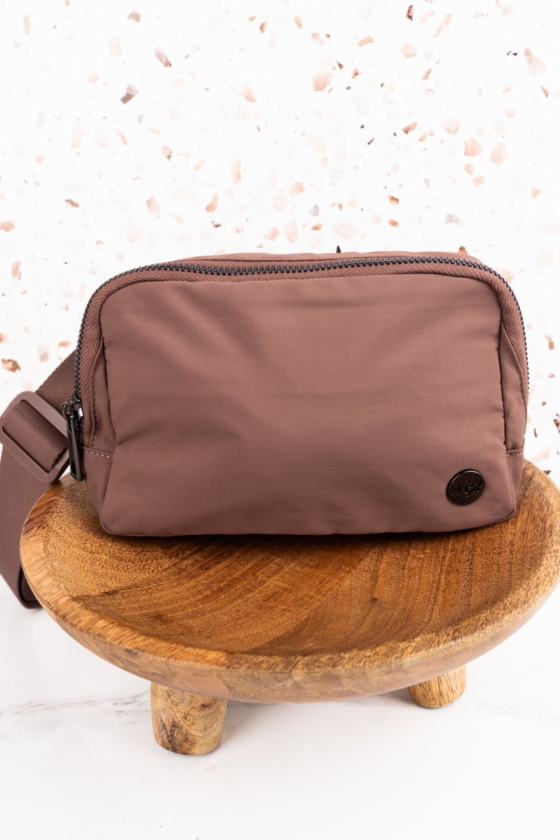 NGIL Brown Brooklyn Belt Bag - Wholesale Accessory Market