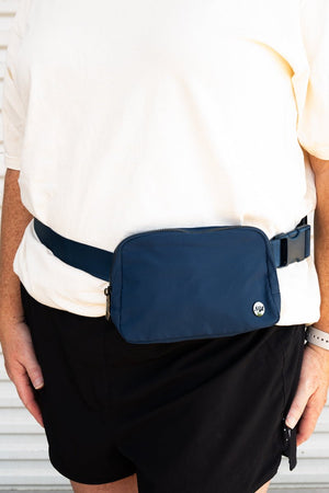 NGIL Navy Brooklyn Belt Bag - Wholesale Accessory Market