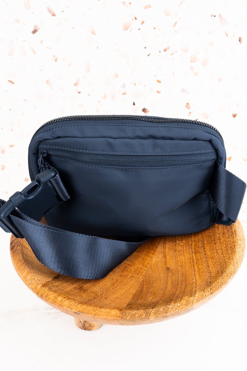 NGIL Navy Brooklyn Belt Bag - Wholesale Accessory Market