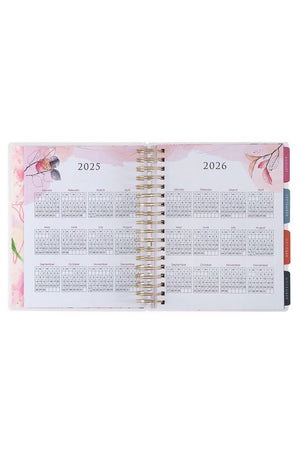 2025 God Refreshes My Soul 18 - Month Wirebound with Elastic Planner - Wholesale Accessory Market