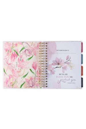 2025 God Refreshes My Soul 18 - Month Wirebound with Elastic Planner - Wholesale Accessory Market