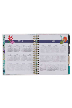 2025 Thankful Grateful Blessed 18 - Month Wirebound with Elastic Planner - Wholesale Accessory Market