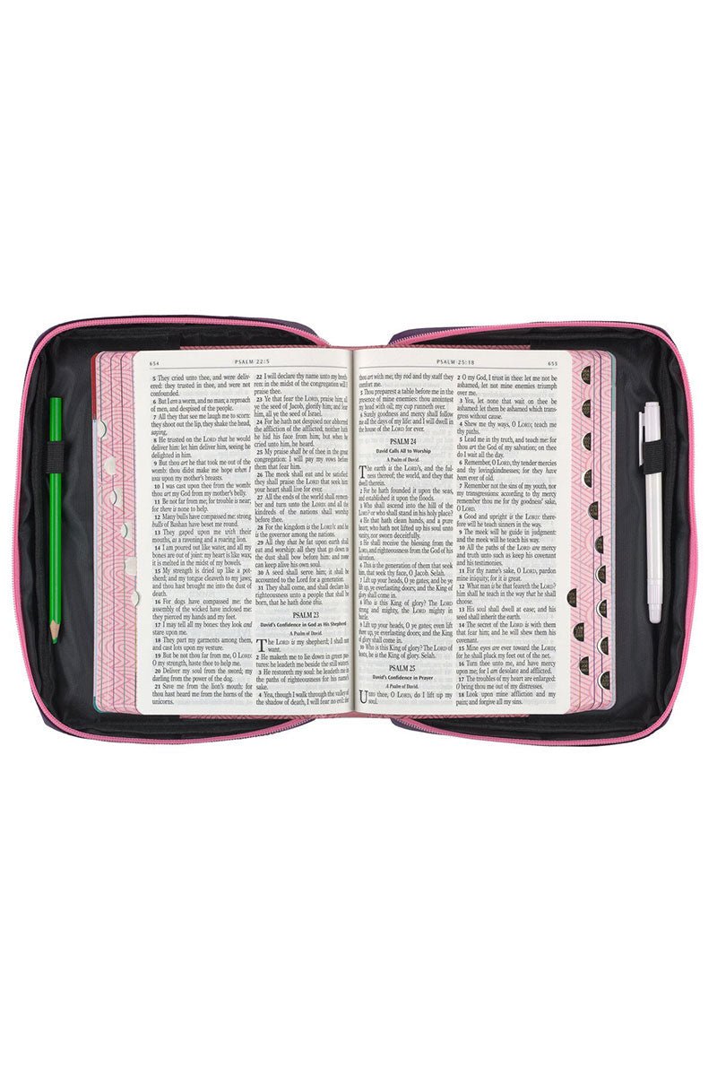 God's Princess Purple and Pink Large Bible Cover - Wholesale Accessory Market