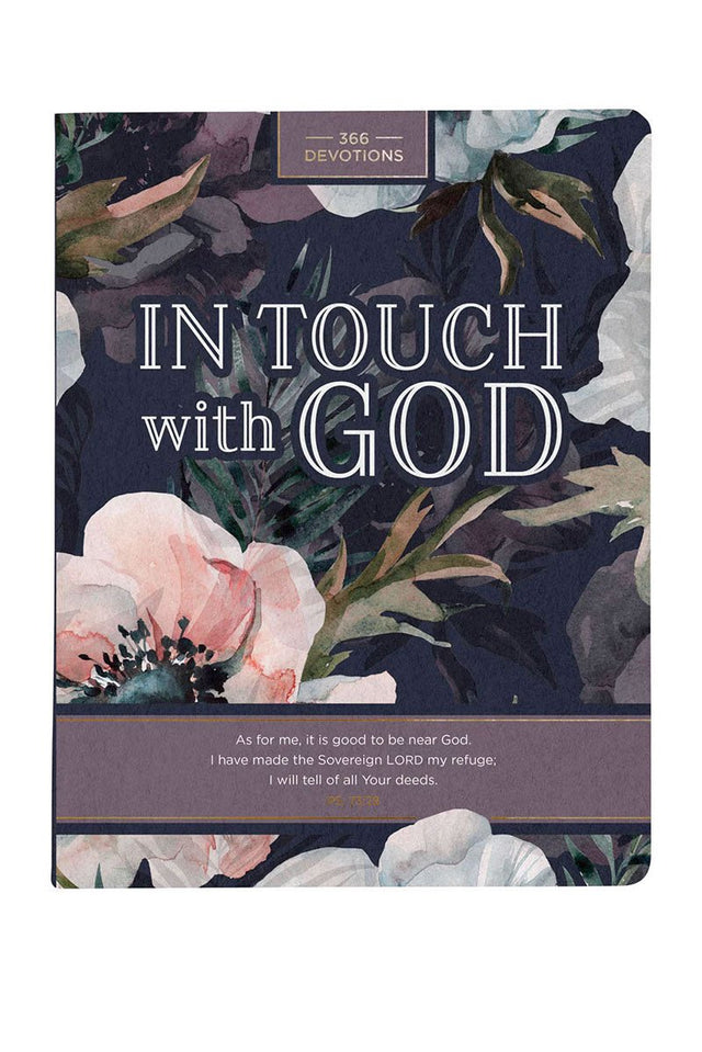 In Touch with God Floral Softcover Devotional - Wholesale Accessory Market