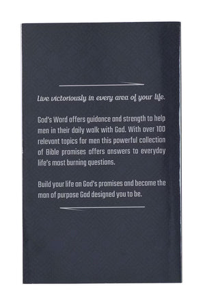 Promises from the Word for Men Indigo Blue Book - Wholesale Accessory Market