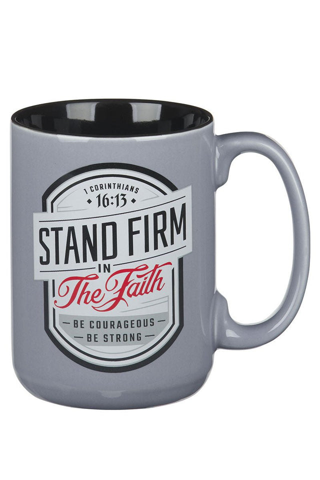 Stand Firm in the Faith Gray Mug - Wholesale Accessory Market