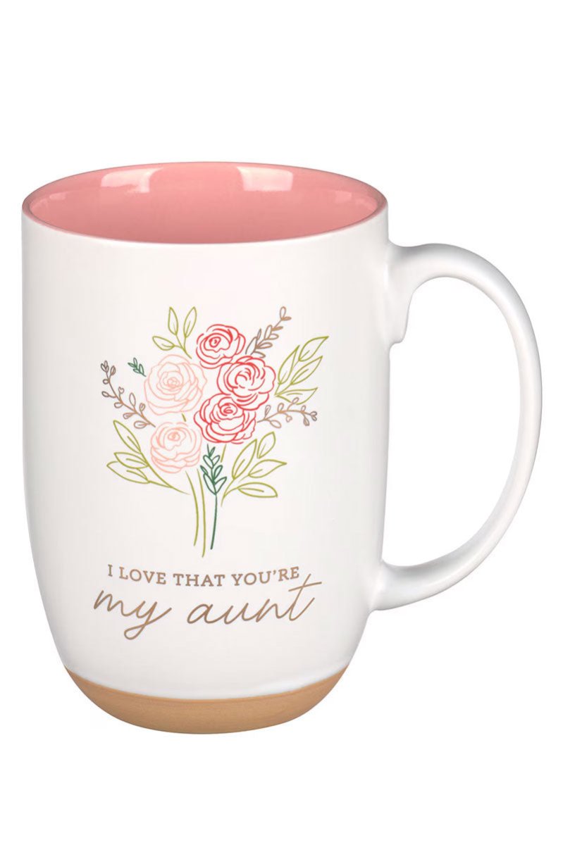 I Love That You're My Aunt Exposed Clay Mug - Wholesale Accessory Market