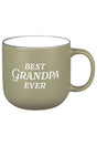 Best Grandpa Ever Khaki Mug - Wholesale Accessory Market