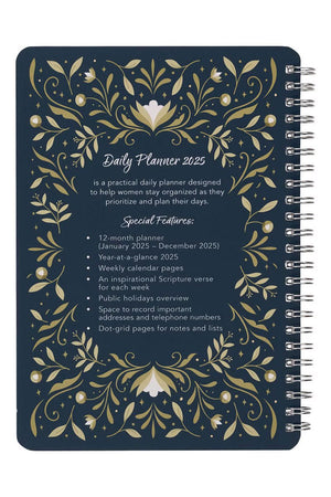 2025 Trust in the Lord Wirebound Daily Planner - Wholesale Accessory Market