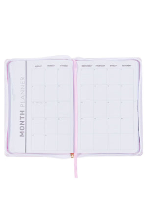 2025 Trust in the Lord Blush Pink LuxLeather Zippered Executive Planner - Wholesale Accessory Market