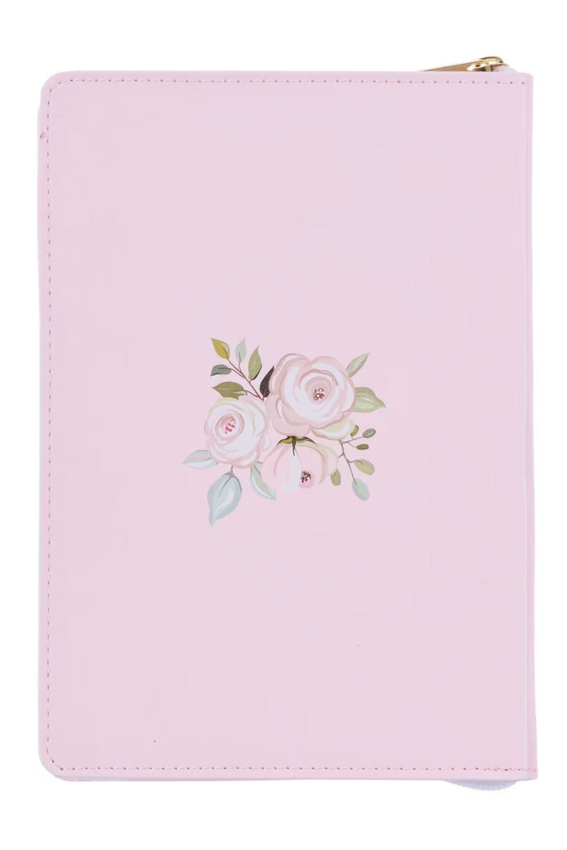 2025 Trust in the Lord Blush Pink LuxLeather Zippered Executive Planner - Wholesale Accessory Market