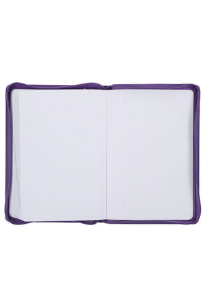 2025 Be Still and Know Purple LuxLeather Zippered Executive Planner - Wholesale Accessory Market