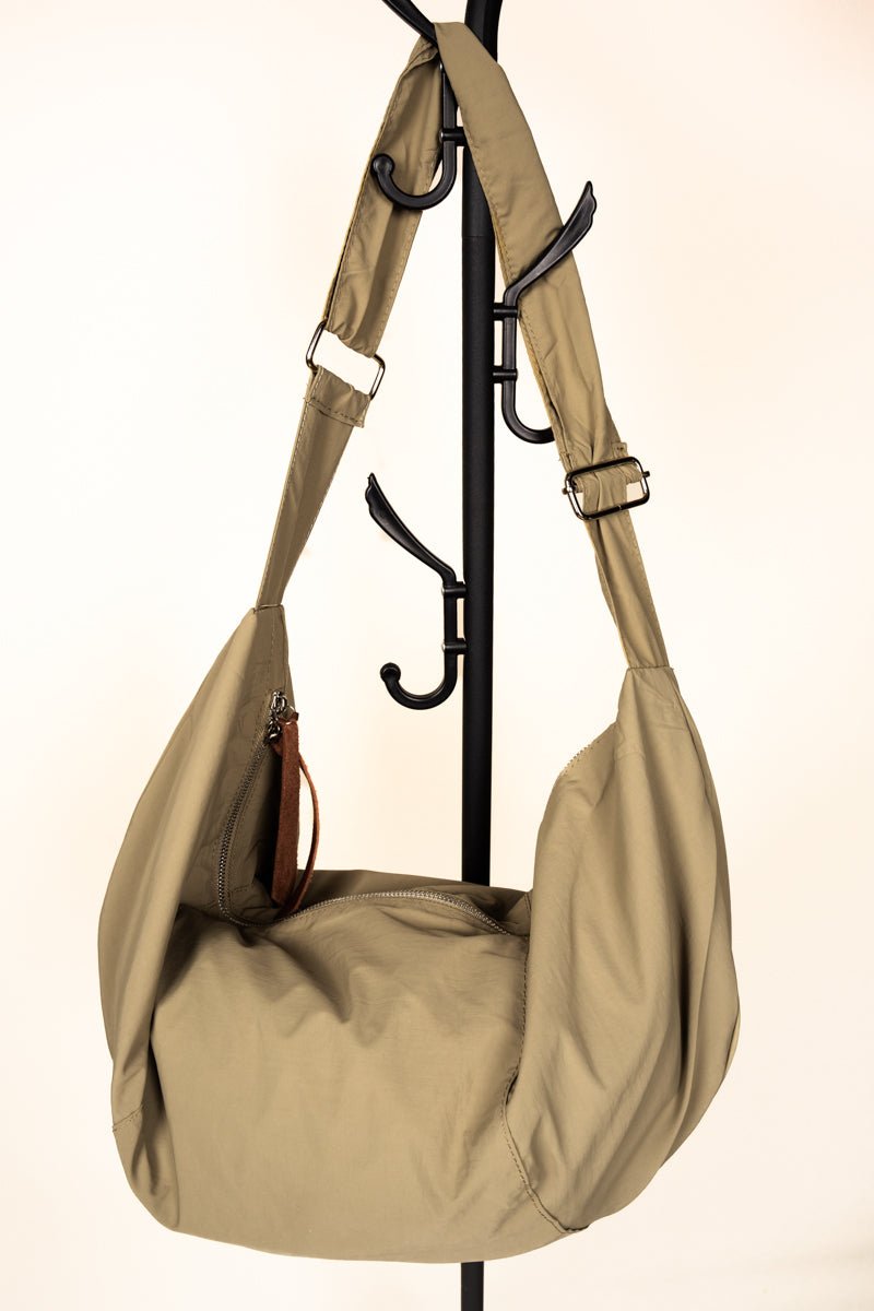 Be Clever Around The World Large Beige Chest Bag - Wholesale Accessory Market