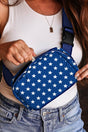 Star Spangled Blue Belt Bag - Wholesale Accessory Market