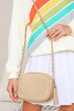 PREORDER! ETA 10/25 Candace Oatmeal Shoulder Bag **SHIPPING EXPECTED TO BEGIN ON DATE 10/25** - Wholesale Accessory Market