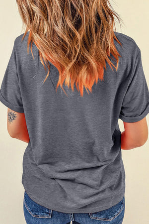 Baseball Coquette Gray Graphic Tee - Wholesale Accessory Market