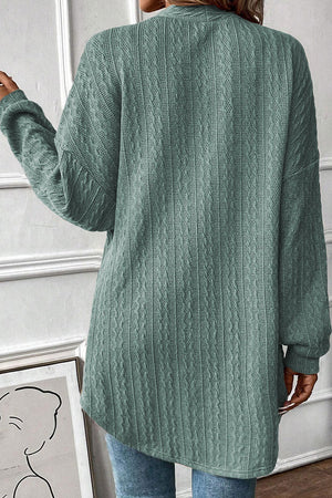 Crisp Mornings Canton Textured Knit Pocket Cardigan - Wholesale Accessory Market