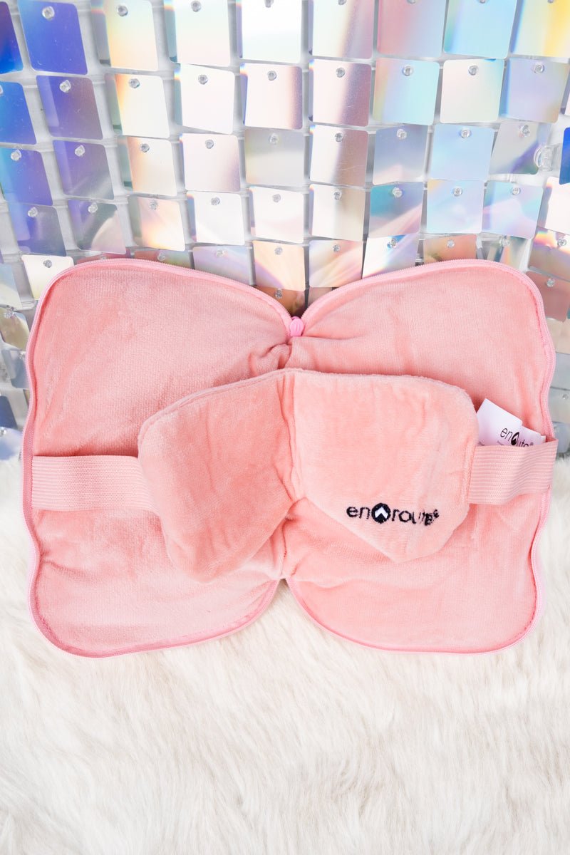 Pink En Route The ZZZ Pod Travel Pillow Eye Mask - Wholesale Accessory Market