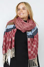 L.I.B. New York Fall's Calling Scarf, Red - Wholesale Accessory Market