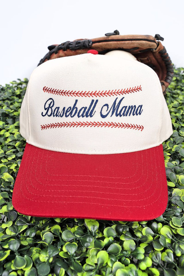 Stitches Baseball Mom Embroidered Five Panel Twill Cap - Wholesale Accessory Market