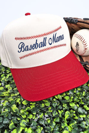 Stitches Baseball Mom Embroidered Five Panel Twill Cap - Wholesale Accessory Market