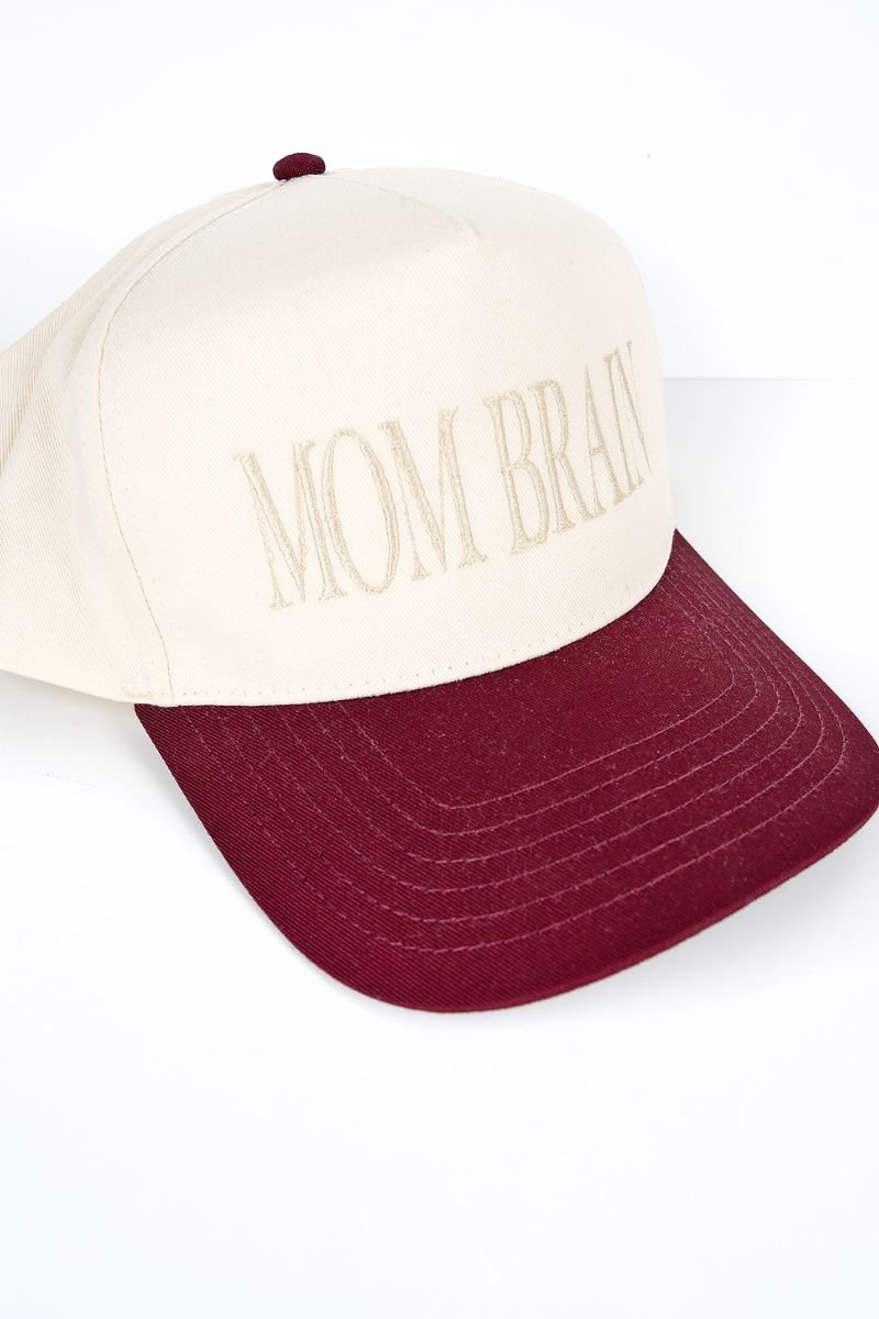 Mom Brain Embroidered Five Panel Twill Cap - Wholesale Accessory Market