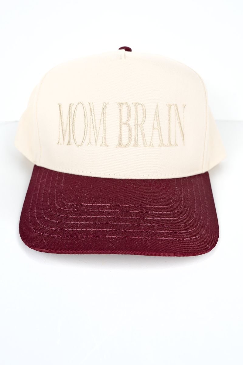 Mom Brain Embroidered Five Panel Twill Cap - Wholesale Accessory Market