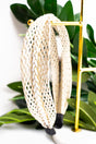 Dreamy Destination White Woven Headband - Wholesale Accessory Market