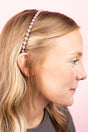 All For You Pink Pearl Headband - Wholesale Accessory Market