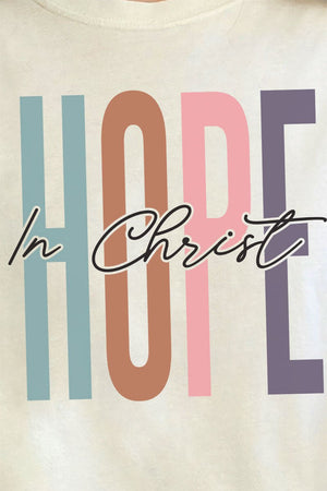 Colorblock Hope In Christ Comfort Colors Adult Ring - Spun Cotton Tee - Wholesale Accessory Market