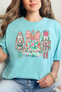 Nutcracker Preppy Blossom Comfort Colors Adult Ring - Spun Cotton Tee - Wholesale Accessory Market