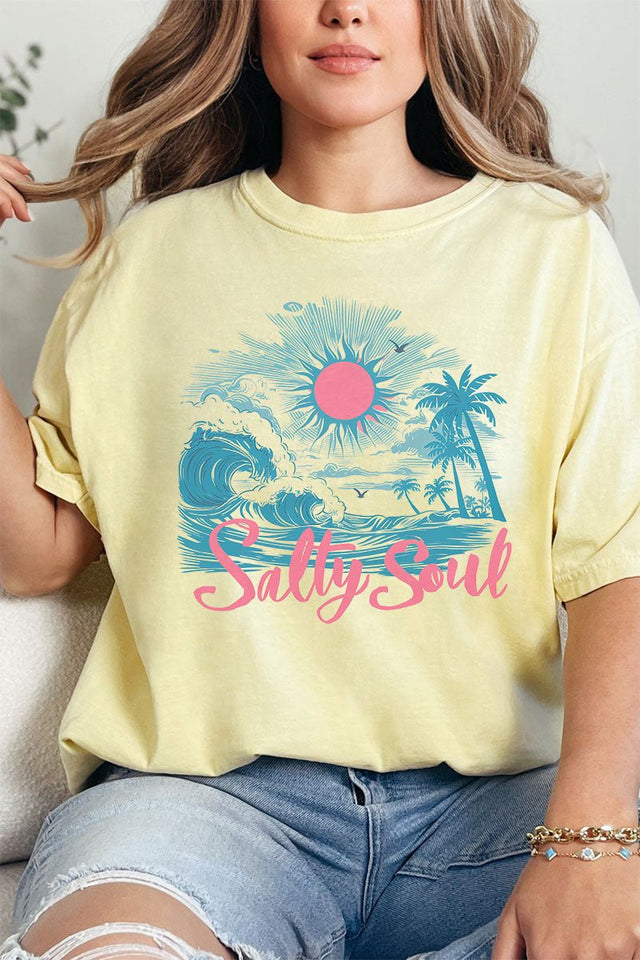 Salty Soul Comfort Colors Adult Ring - Spun Cotton Tee - Wholesale Accessory Market