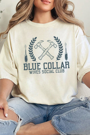 Blue Collar Wives Social Club Comfort Colors Adult Ring - Spun Cotton Tee - Wholesale Accessory Market