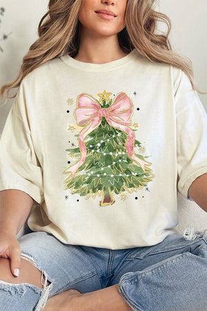 Christmas Twinkle Tree Comfort Colors Adult Ring - Spun Cotton Tee - Wholesale Accessory Market