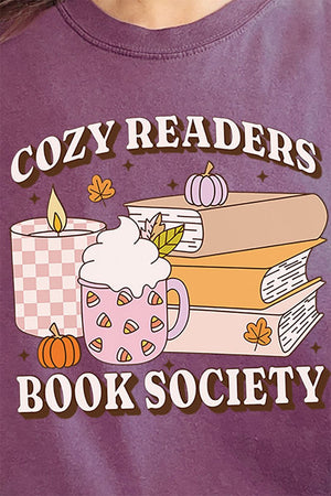 Cozy Readers Book Society Comfort Colors Adult Ring - Spun Cotton Tee - Wholesale Accessory Market