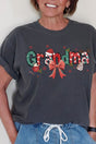 Festive Christmas Grandma Comfort Colors Adult Ring - Spun Cotton Tee - Wholesale Accessory Market