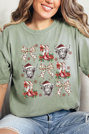 Highland Holidays Comfort Colors Adult Ring - Spun Cotton Tee - Wholesale Accessory Market