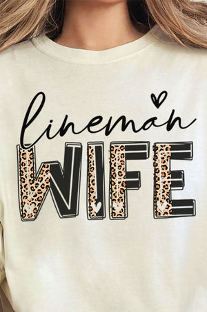 Lineman Wife Comfort Colors Adult Ring - Spun Cotton Tee - Wholesale Accessory Market