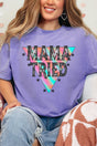 Mama Tried Watercolor Comfort Colors Adult Ring - Spun Cotton Tee - Wholesale Accessory Market