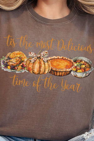 Most Delicious Time Of The Year Comfort Colors Adult Ring - Spun Cotton Tee - Wholesale Accessory Market