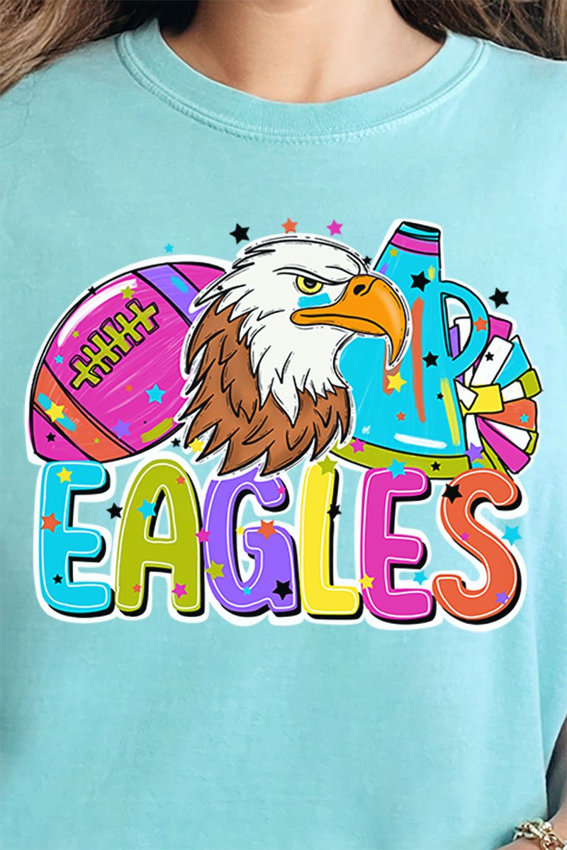 Bright Eagles Colorful Comfort Colors Adult Ring - Spun Cotton Tee - Wholesale Accessory Market